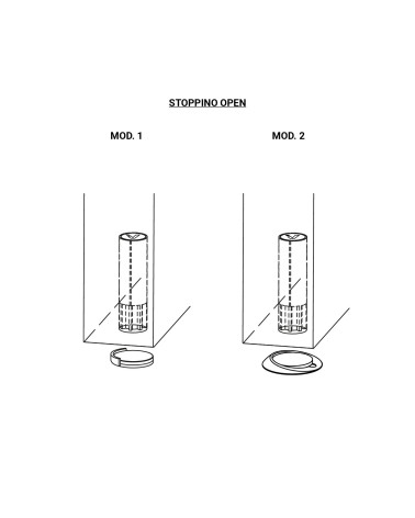 Fermaporta magnetico Verum Stoppino Open Mod.1