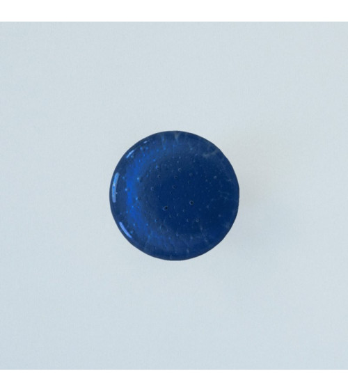 Pomello per mobile in vetro blu notte