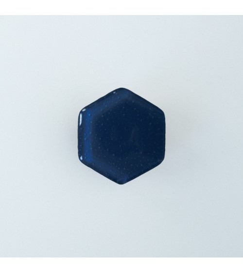 Pomello per mobile in vetro blu notte