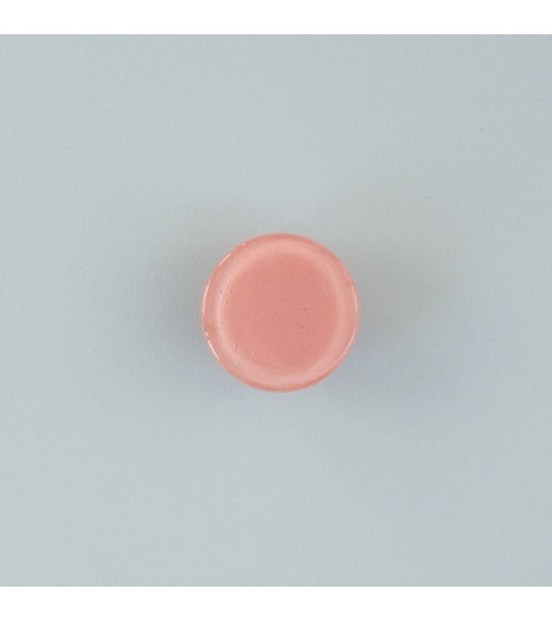 Pomello per mobile in vetro rosa
