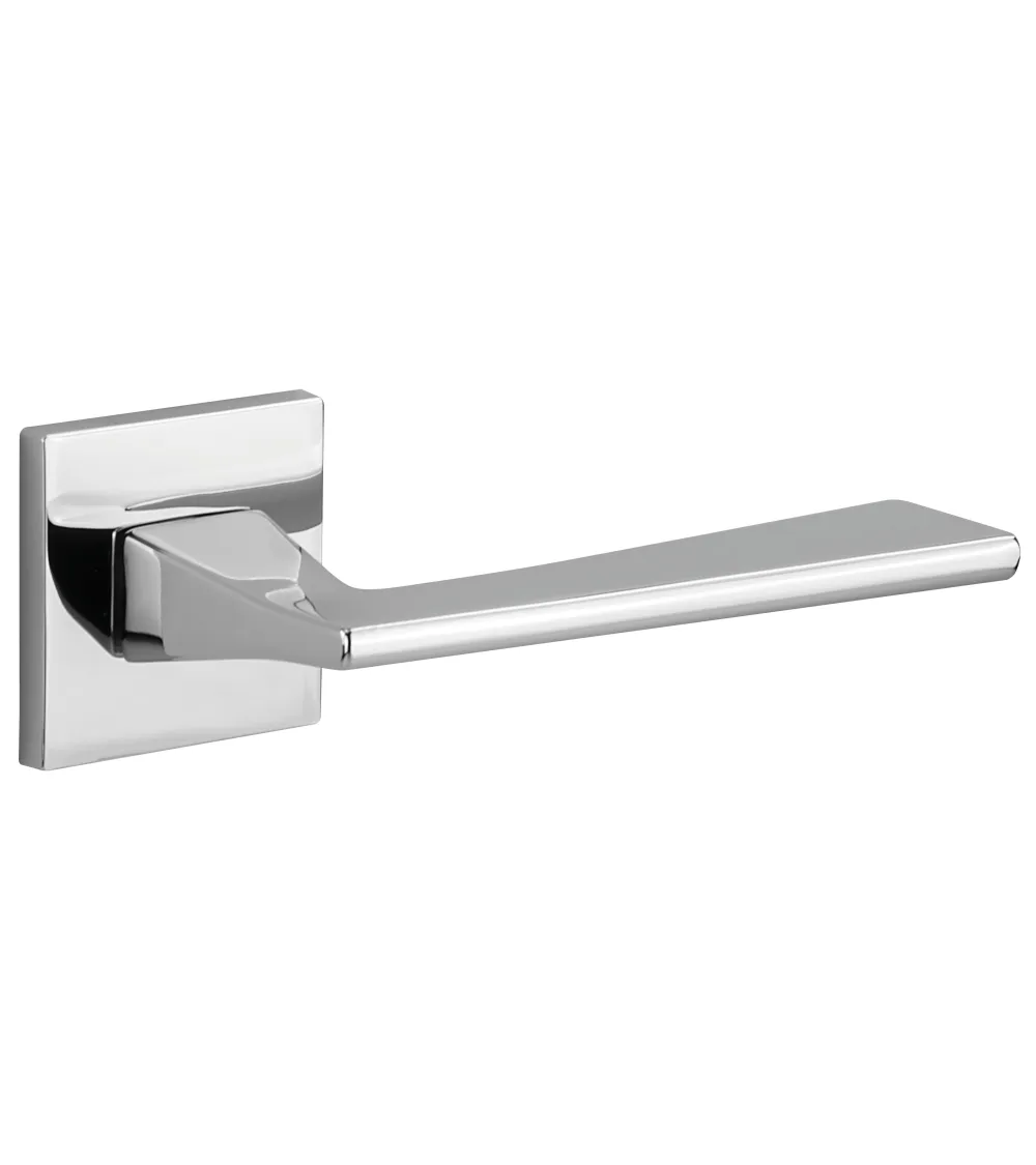 Maniglia per porta in cromo satinato VS SPY quadrata - maniglia di design