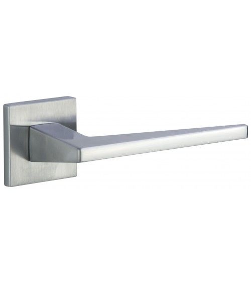 Maniglia per porta in cromo satinato LIMA FIT ferramenta design