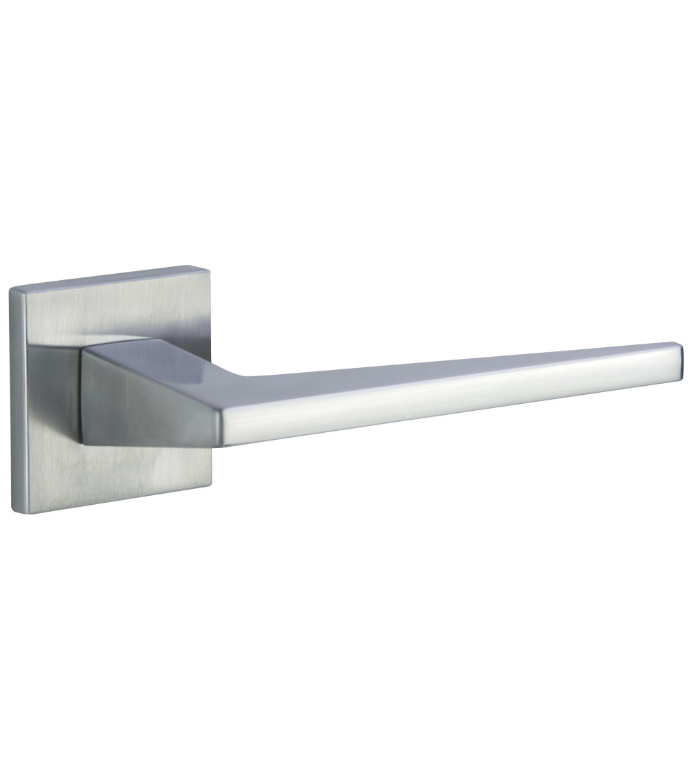 Maniglia per porta in cromo satinato LIMA FIT ferramenta design