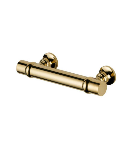 Maniglia bastone da maresciallo tubo liscio in ottone P45