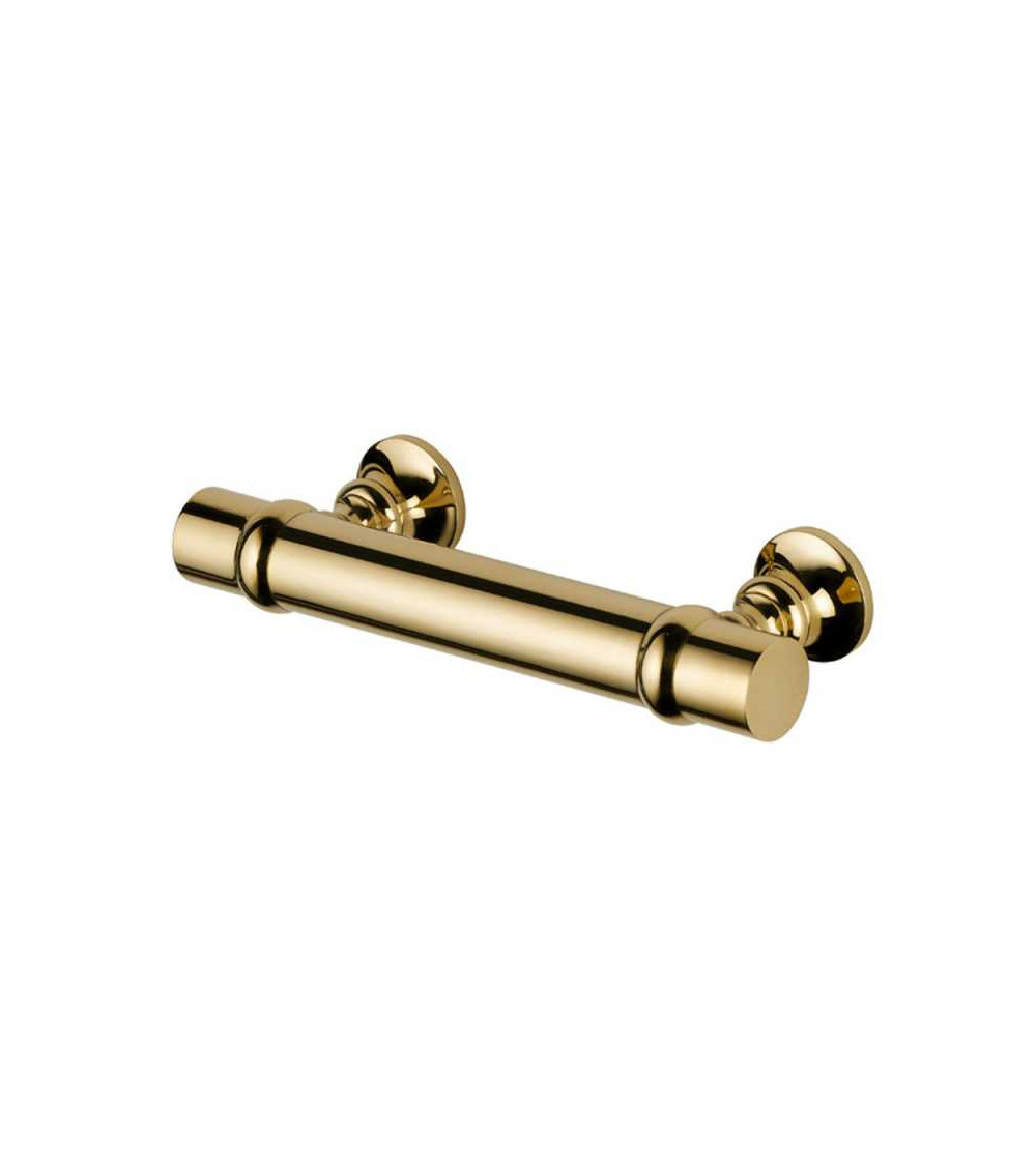 Maniglia bastone da maresciallo tubo liscio in ottone P45