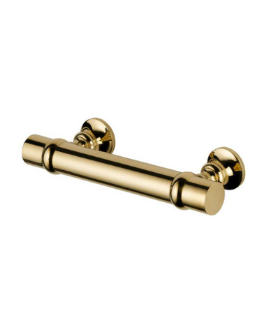 Maniglia bastone da maresciallo tubo liscio in ottone P45