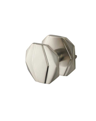 Pomello di tiraggio ottagonale piatto in ottone B169