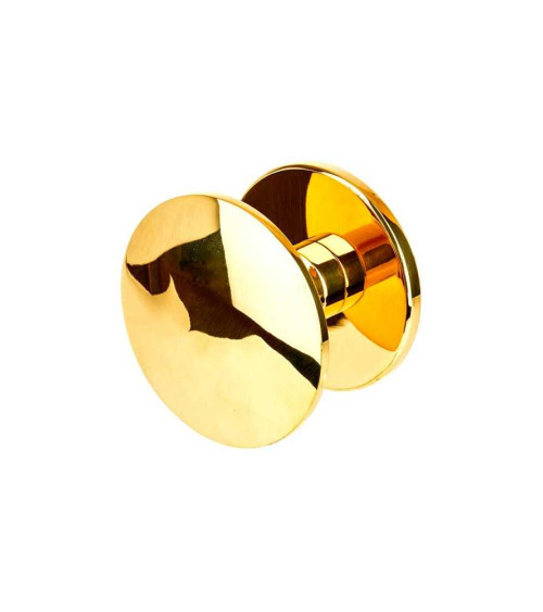 Pomello di tiraggio rotondo bombato in ottone B607