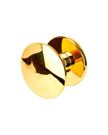 Pomello di tiraggio rotondo bombato in ottone B607