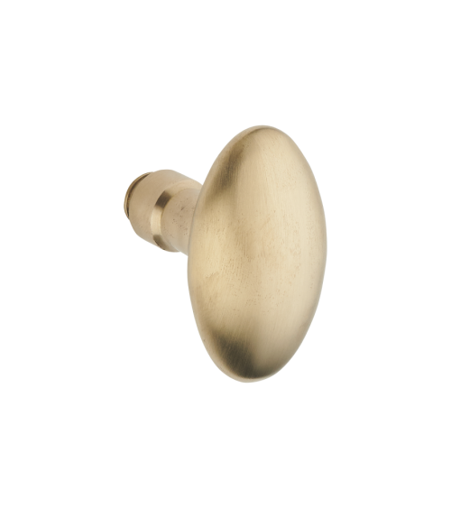 Pomolo per porta antico in ottone (diametro 55 mm) B1155
