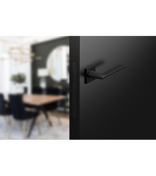 Maniglia per porta nera Harmony design