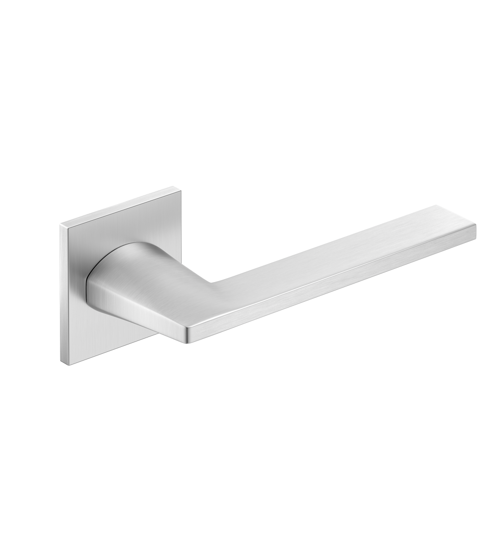 Maniglia per porta cromo satinato Harmony design