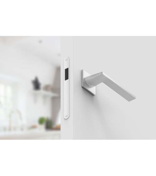 Maniglia per porta cromo satinato Harmony design