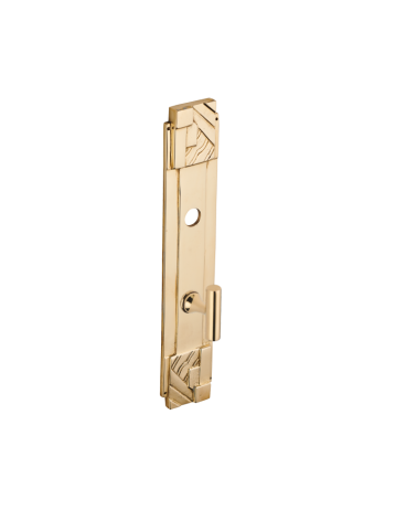 Set di placche di pulizia art déco con pulsante a tubo - blocco/sblocco - P361CONDB27