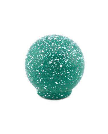 Pomello per mobile in legno di faggio verde/bianco Mélange maniglia design