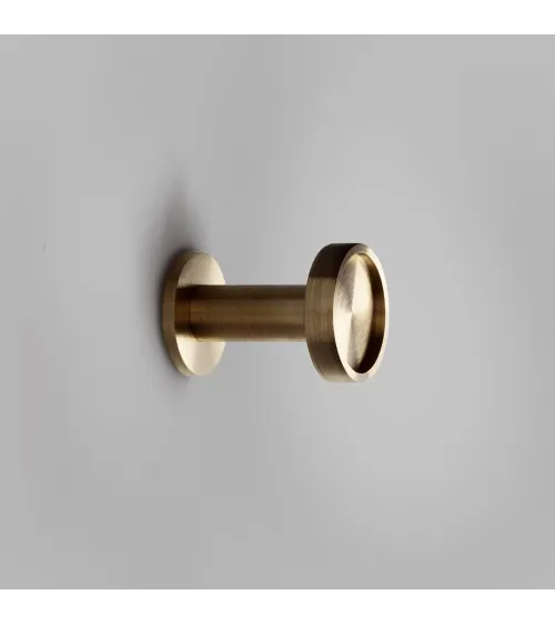Appendiabiti da parete in ottone Ina S
