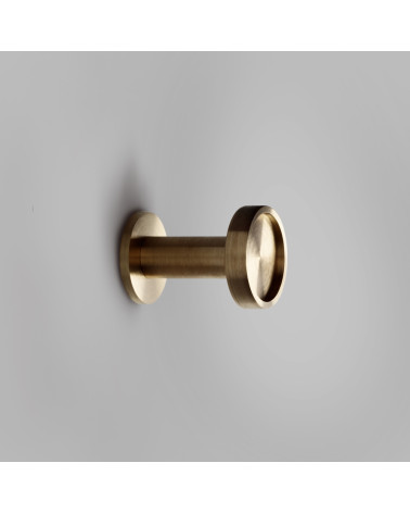 Appendiabiti da parete in ottone Ina S