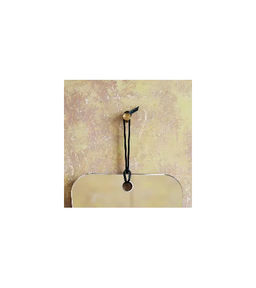 Appendiabiti da parete in ottone Ina S