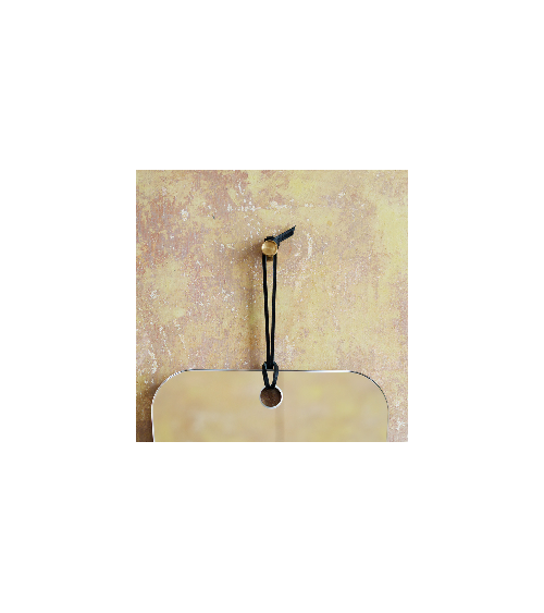 Appendiabiti da parete in ottone Ina S