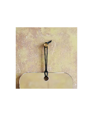 Appendiabiti da parete in ottone Ina S