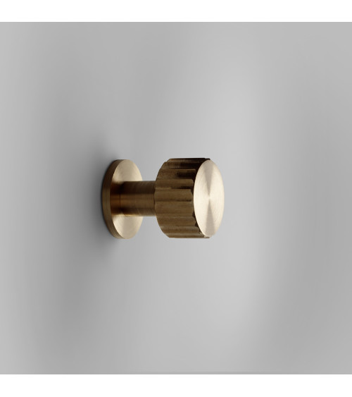 Appendiabiti da parete in ottone Lexi XS