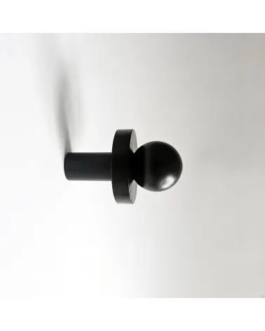 Appendiabiti da parete in ottone POLA nero
