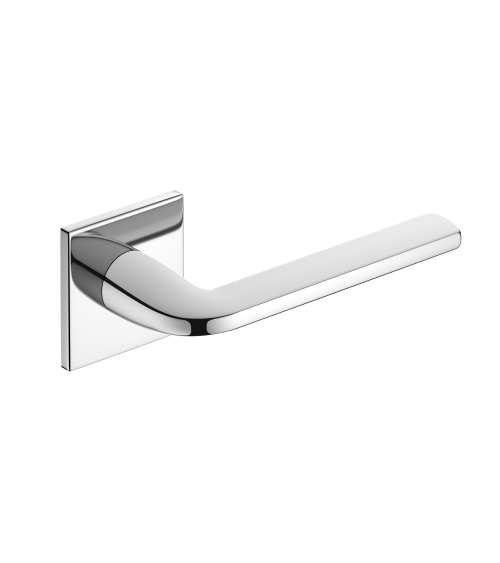 Maniglia per porta in cromo lucido Scandi slim design