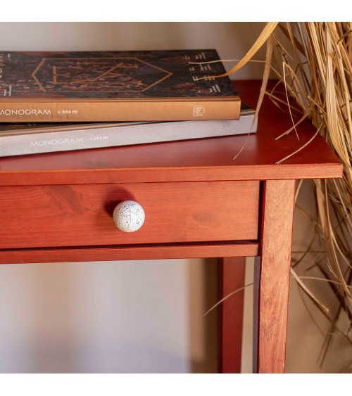 Pomello per mobile in legno di Faggio Mélange - maniglia design