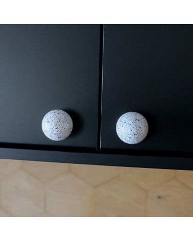 Pomello per mobile in legno di Faggio Mélange - maniglia design