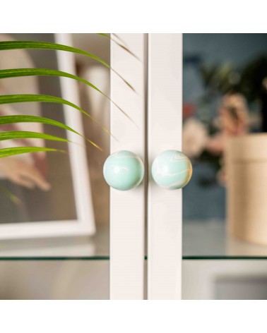 Pomello per mobile in legno di Faggio Aqua - maniglia design