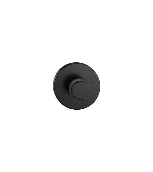 Rosetta texturizzata nera Time maniglia design