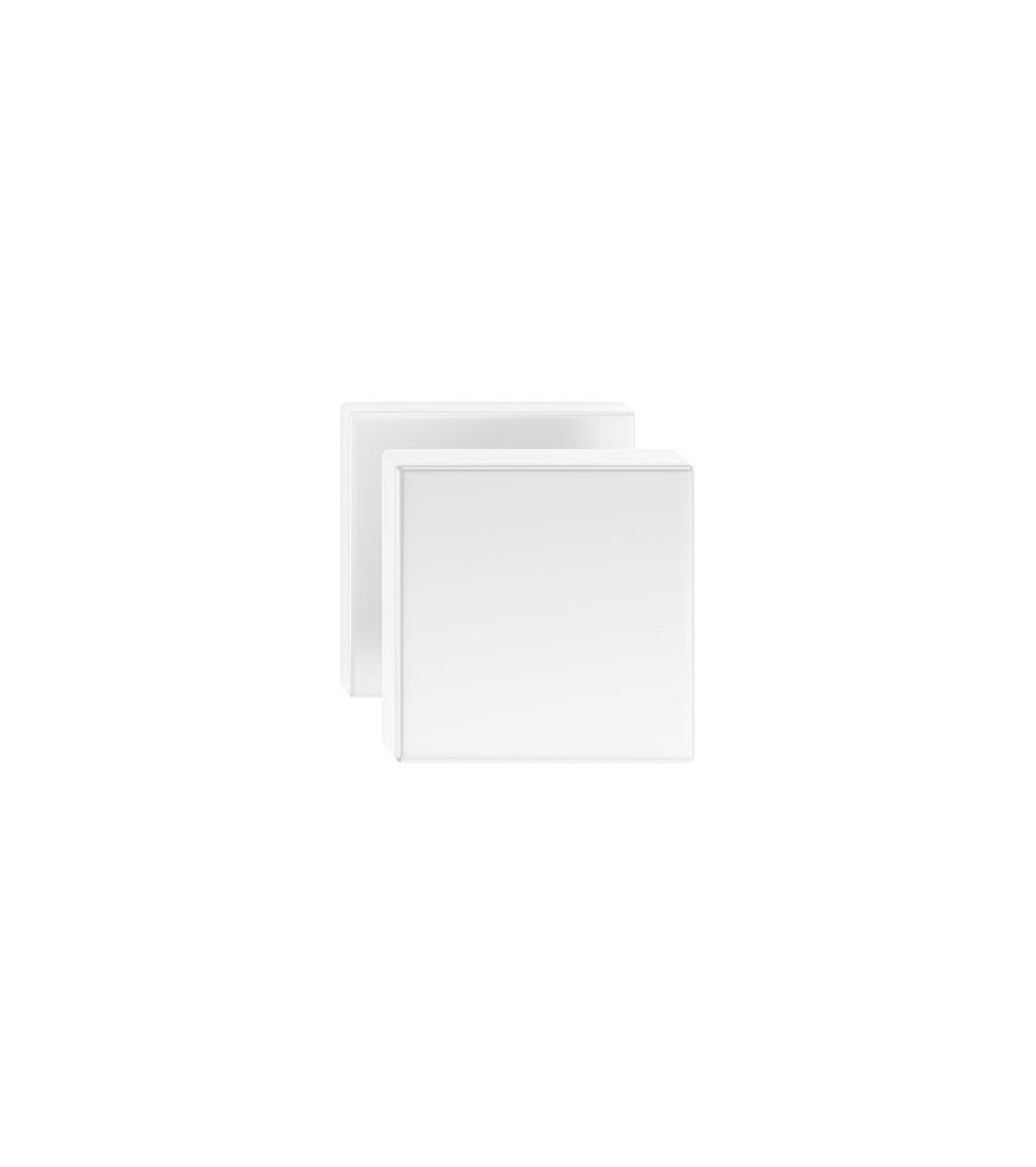 Pomolo per porta bianco AEGIS quadrato - maniglia design