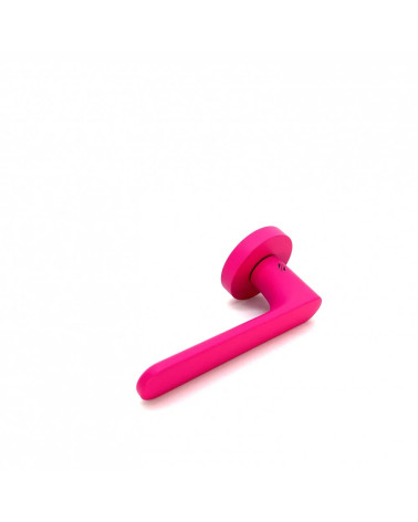 Maniglia per porta color rosa lampone - Moon One Ronde