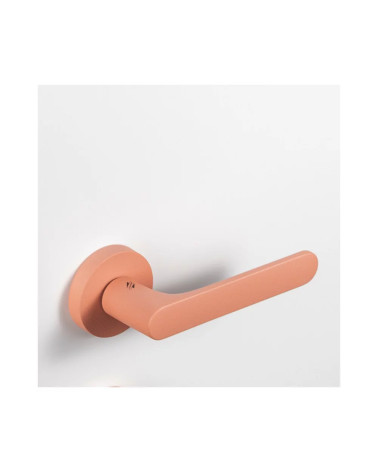 Maniglia per porta color rosa antico - Moon One Ronde