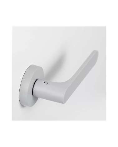 Maniglia per porta color grigio chiaro - Moon One Ronde