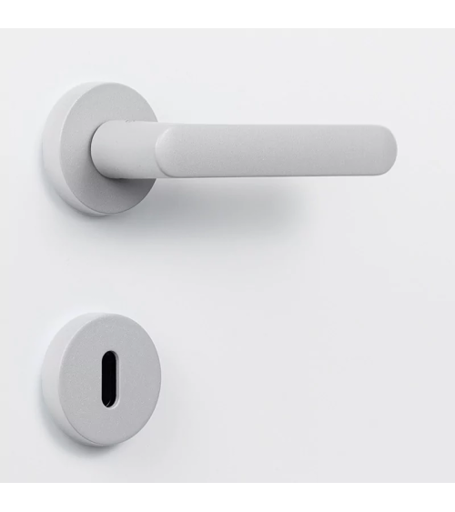 Maniglia per porta color grigio chiaro - Moon One Ronde