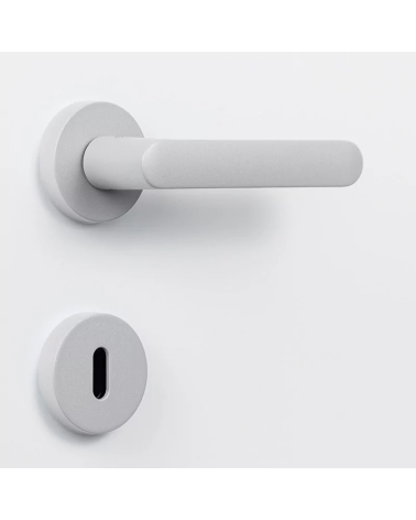 Maniglia per porta color grigio chiaro - Moon One Ronde