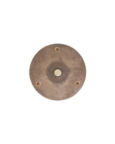 Campanello rotondo Dauby Pure in bronzo - pulsante campanello 90RO