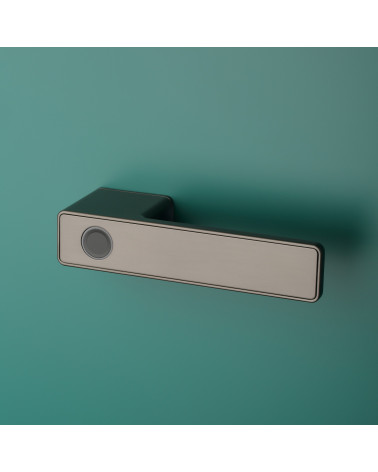 Maniglia per porta elettronica moderna MAHONIA maniglia design montata su una porta