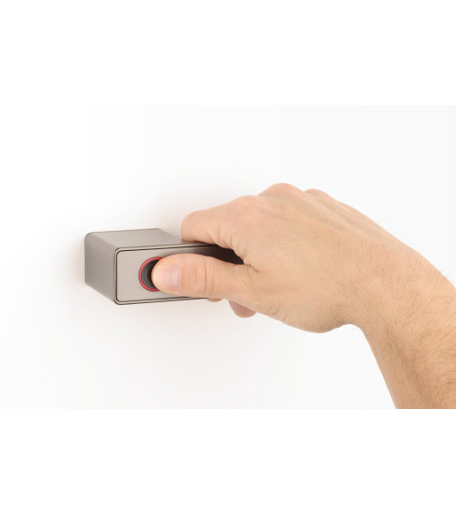 Maniglia per porta elettronica moderna MAHONIA maniglia design per destrimani tenuta da una mano
