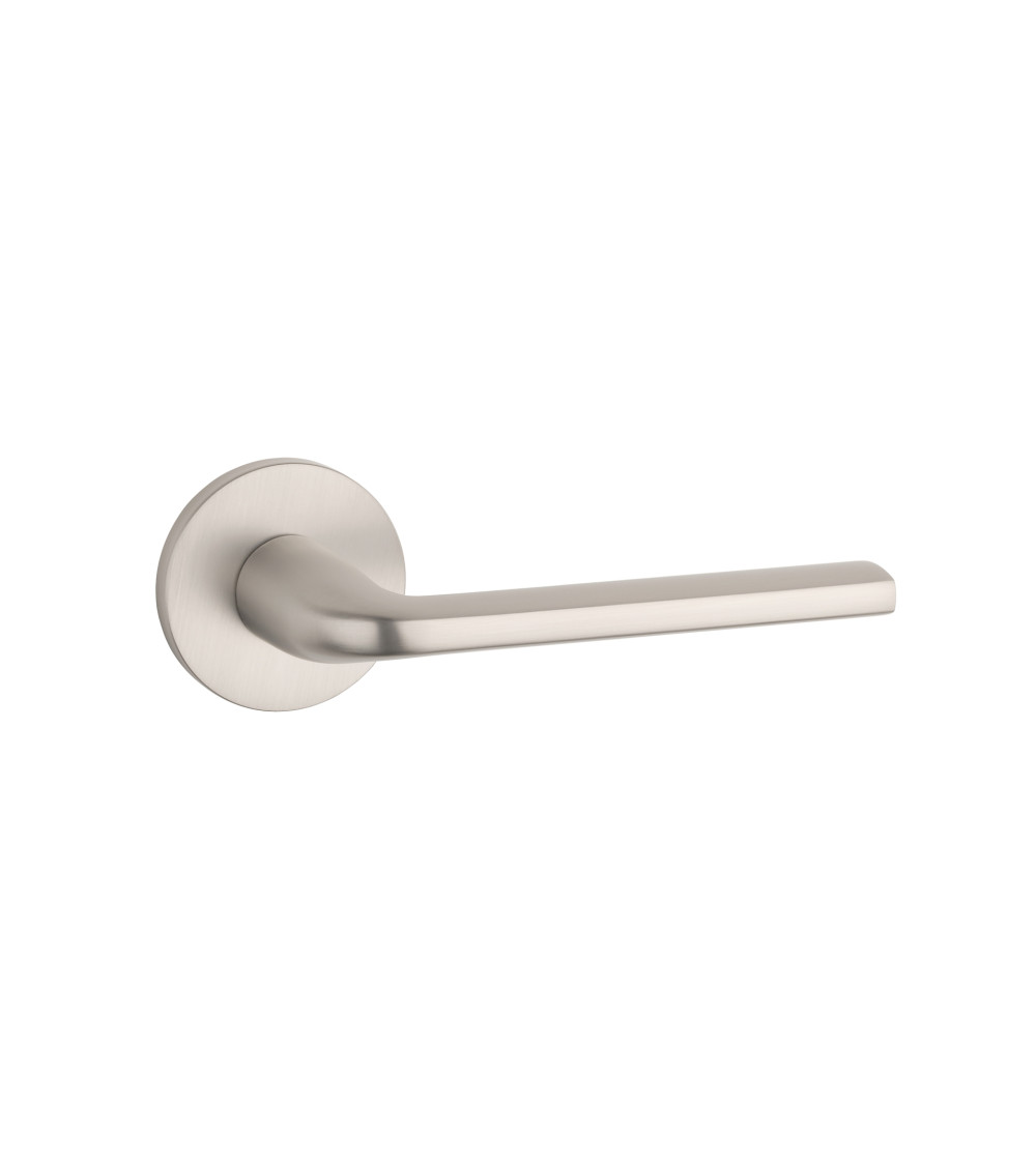 Maniglia per porta OLEANDRO ferramenta design nichel satinato