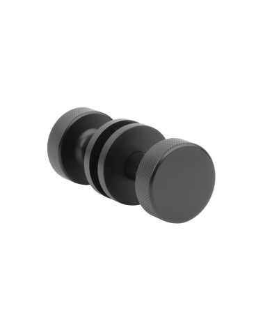 Pomolo per porta nero TUJA maniglia design doppia faccia
