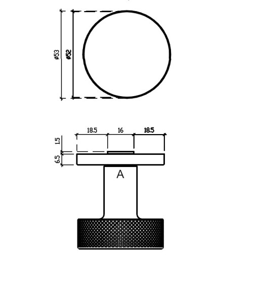 Pomolo porta oro lucido TUJA maniglia design