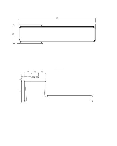 Maniglia per Porta Futuristica - Modello Brisa
