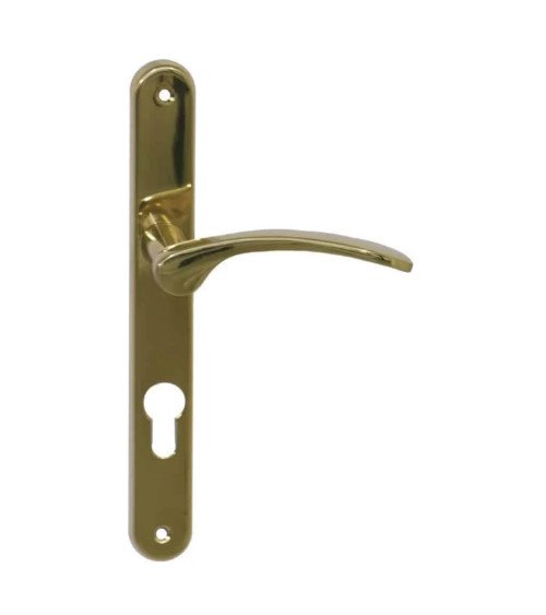 Maniglia per porta Roma ottone lucidato verniciato
