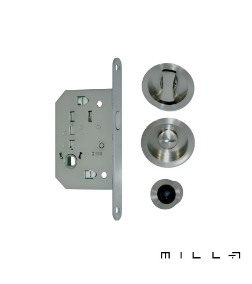Maniglia per porta scorrevole con condanna acciaio inossidabile maniglia design