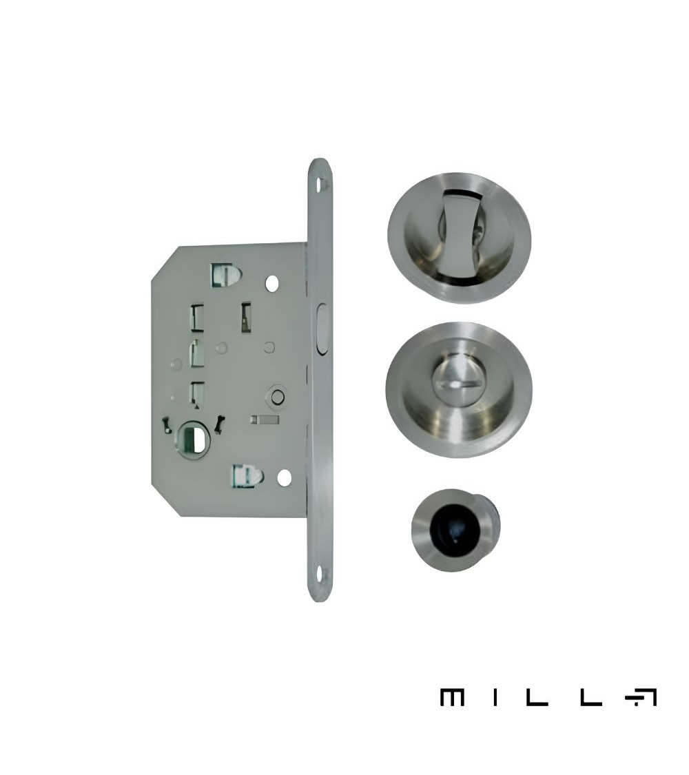Maniglia per porta scorrevole con condanna acciaio inossidabile maniglia design