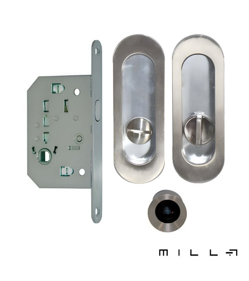 Kit maniglia a conchiglia con beccuccio acciaio inossidabile ferramenta design