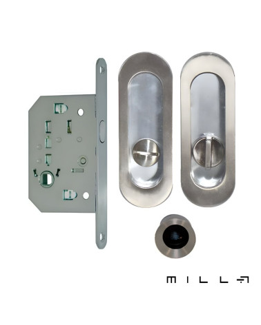 Kit maniglia a conchiglia con beccuccio acciaio inossidabile ferramenta design