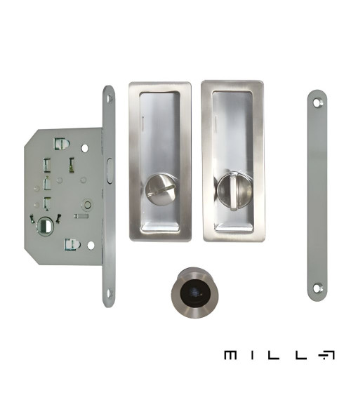 Kit maniglia a incasso con condanna in acciaio inossidabile ferramenta design